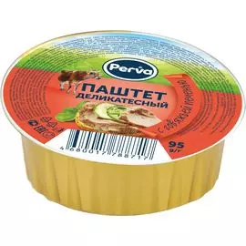 Паштет Perva Деликатесный с говяжьей печенью, 95 г