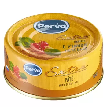 Паштет Perva Meat Extra из утиной печени 100 г
