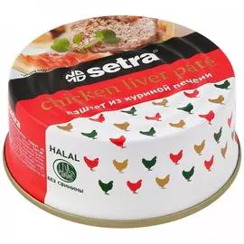 Паштет Setra из куриной печени, 100 г