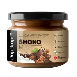 Паста арахисовая DopDrops Shoko Milk Hazelnut Coconut Butter 250 г