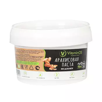 Паста арахисовая Vitaminos, 250 г