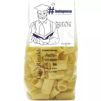 Паста Casa Rinaldi Паккери рифленые, 500 г