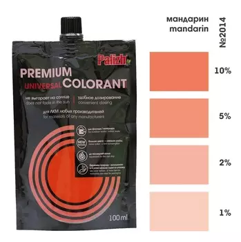 Паста колеровочная универсальная фасадная Palizh мандарин 100мл