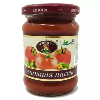 Паста томатная Юнона стеклянная банка 280 г