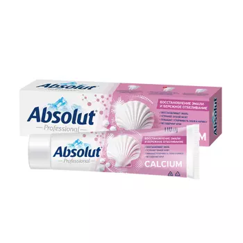 Паста зубная Absolut CALCIUM бережное отбеливание 110 г