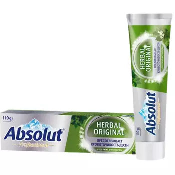Паста зубная Absolut Professional Herbal Original 110 г