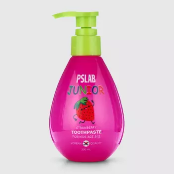 Паста зубная детская PSLAB Клубника 200 мл