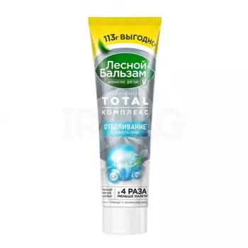 Паста зубная Лесной бальзам отбеливание с минералами 113 г