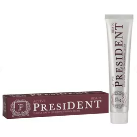 Паста зубная President active RDA 75, 75 мл