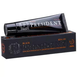 Паста зубная President black RDA 150, 50 мл