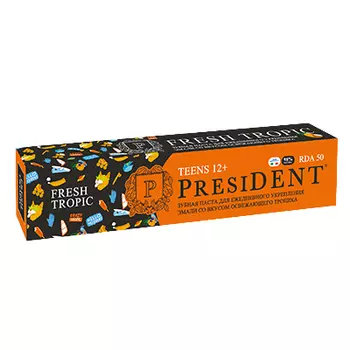 Паста зубная President fresh tropic 12+ 70г