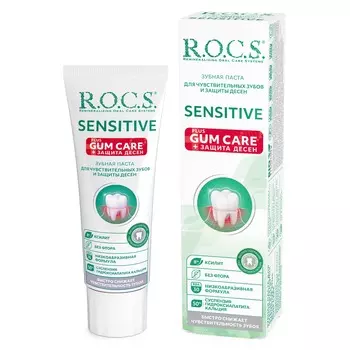 Паста зубная Rocs Sensitive PL Gum care 94 г