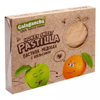 Пастила Берестов А.С. медовая с апельсином 190 г