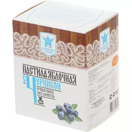 Пастила яблочная Белёвский эталон с черникой, 200 г