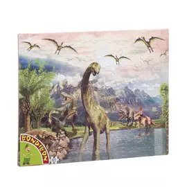 Пазл Bondibon Эра Динозавров 65 деталей