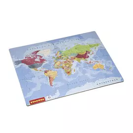 Пазл Bondibon Карта Мира 65 деталей