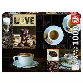 Пазл Educa 1000 деталей Кофе