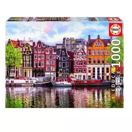 Пазл Educa 1000 деталей "Танцующие дома, Амстердам"