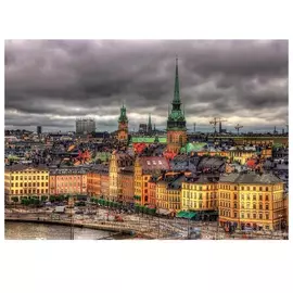 Пазл Educa 1000 деталей Вид на стокгольм Швеция