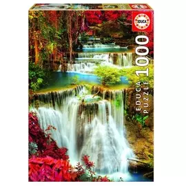 Пазл Educa 1000 деталей "Водопад в глухом лесу"