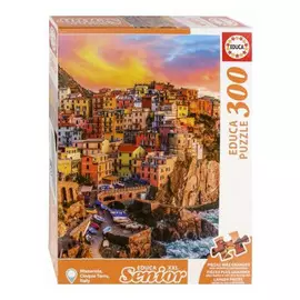 Пазл Educa Манарола, Чинкве-Терре, Италия 300 деталей