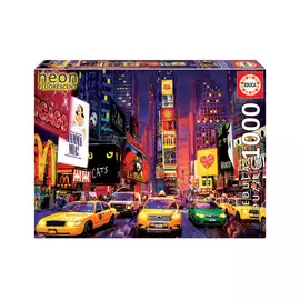 Пазл Educa Таймс-сквер (неон) 1000 деталей