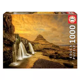 Пазл Educa Водопад Киркьюфетльсфос, Исландия 1000 деталей