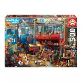 Пазл Educa Железнодорожная станция 500 деталей