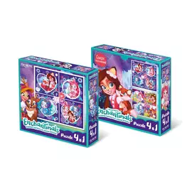 Пазл Enchantimals. Групповой снимок 4в1 в ассортименте
