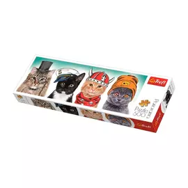 Пазл-панорама Trefl Только кошки 500 деталей