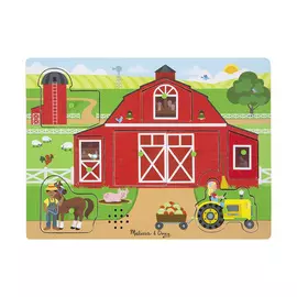 Пазл со звуком Melissa&amp;Doug Ферма: 8 элементов