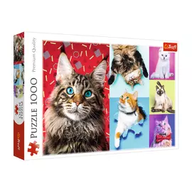 Пазл Trefl Счастливые кошки 1000 деталей