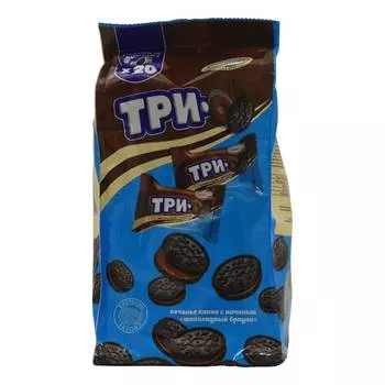 Печенье Акконд Трио какао шоколад, 460 г