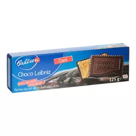 Печенье Bahlsen Dark Chocolate Сливочное в горьком шоколаде 125 г