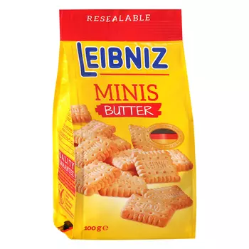 Печенье Bahlsen Leibniz Minis Butter Biscuits 100 г