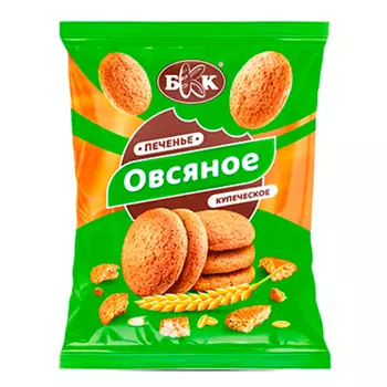 Печенье БКК овсяное купеческое 300 г
