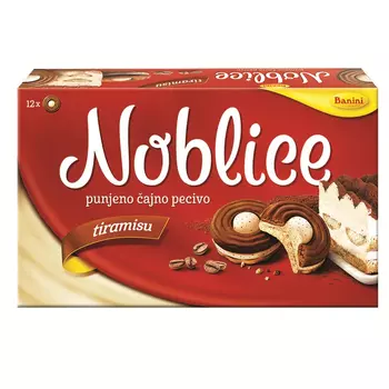 Печенье чайное Noblice Тирамису, 167 г