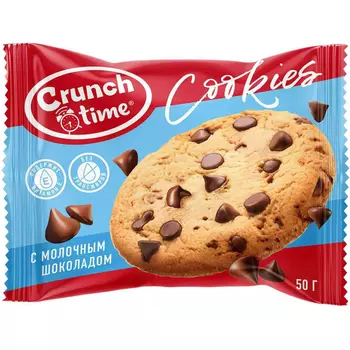 Печенье Crunch time cookies с шоколадом 50 г