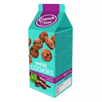 Печенье Crunch time mini cookies 130 г