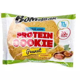Печенье протеиновое Bombbar Арахис 60 г