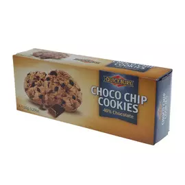 Печенье Quickbury с шоколадной крошкой 150 г