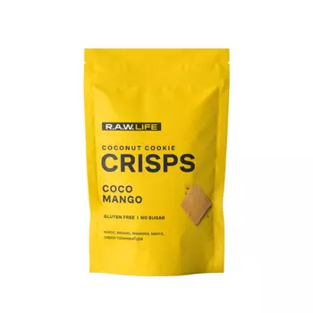 Печенье R.A.W.Life без глютена Кокос, Манго без глютена, 75 г