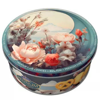 Печенье Regnum Весенние цветы с сахарной обсыпкой и кокосовой стружкой 400 г в ассортименте