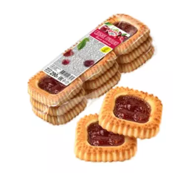 Печенье сдобное Дымка лукошко вишня-черешня 290 г