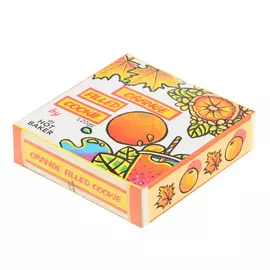 Печенье шоколадное HOT BAKER TART Апельсин 120 г