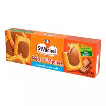 Печенье StMichel сливочное с шоколадом, 132 г