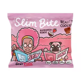 Печенье Take a Bite Slim Клубника, кокос 115 г