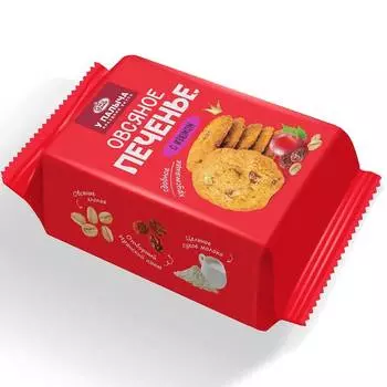 Печенье У Палыча овсяное с изюмом, 180 г