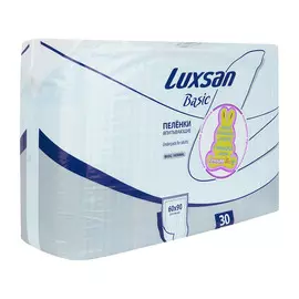 Пеленки Luxsan Basic/Norma одноразовые 60*90 см 30 шт