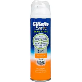 Пена для бритья Gillette Fusion ProGlide Sensitive 2 в 1 Active Sport 250 мл